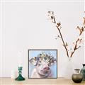 Picture of Flower Piglet II _GroupedProduct_Square_Canvas_Framed_