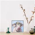 Picture of Flower Piglet II _GroupedProduct_Square_Canvas_Framed_