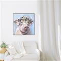 Picture of Flower Piglet II _GroupedProduct_Square_Canvas_Framed_