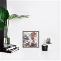 Picture of Gallic Rooster III _GroupedProduct_Square_Canvas_Framed_