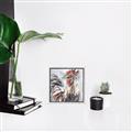 Picture of Gallic Rooster III _GroupedProduct_Square_Canvas_Framed_