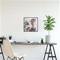 Picture of Gallic Rooster III _GroupedProduct_Square_Canvas_Framed_