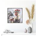 Picture of Gallic Rooster III _GroupedProduct_Square_Canvas_Framed_