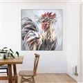 Picture of Gallic Rooster III _GroupedProduct_Square_Canvas_Framed_