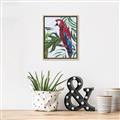 Picture of Red Parrot Paradise I _GroupedProduct_Rectangle_Portrait_Canvas_Framed_