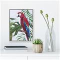 Picture of Red Parrot Paradise I _GroupedProduct_Rectangle_Portrait_Canvas_Framed_