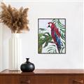 Picture of Red Parrot Paradise I _GroupedProduct_Rectangle_Portrait_Canvas_Framed_