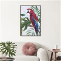 Picture of Red Parrot Paradise I _GroupedProduct_Rectangle_Portrait_Canvas_Framed_