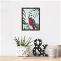 Picture of Red Parrot Paradise II _GroupedProduct_Rectangle_Portrait_Canvas_Framed_