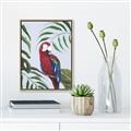 Picture of Red Parrot Paradise II _GroupedProduct_Rectangle_Portrait_Canvas_Framed_
