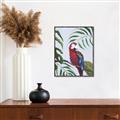 Picture of Red Parrot Paradise II _GroupedProduct_Rectangle_Portrait_Canvas_Framed_