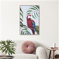 Picture of Red Parrot Paradise II _GroupedProduct_Rectangle_Portrait_Canvas_Framed_