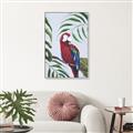 Picture of Red Parrot Paradise II _GroupedProduct_Rectangle_Portrait_Canvas_Framed_