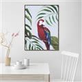 Picture of Red Parrot Paradise II _GroupedProduct_Rectangle_Portrait_Canvas_Framed_