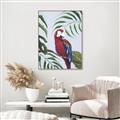 Picture of Red Parrot Paradise II _GroupedProduct_Rectangle_Portrait_Canvas_Framed_