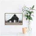 Picture of Black Barn House _GroupedProduct_Rectangle_Landscape_Canvas_Framed_