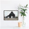 Picture of Black Barn House _GroupedProduct_Rectangle_Landscape_Canvas_Framed_