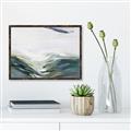 Picture of Teal And Blue _GroupedProduct_Rectangle_Landscape_Canvas_Framed_