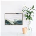 Picture of Teal And Blue _GroupedProduct_Rectangle_Landscape_Canvas_Framed_