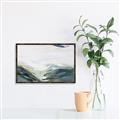 Picture of Teal And Blue _GroupedProduct_Rectangle_Landscape_Canvas_Framed_