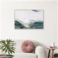 Picture of Teal And Blue _GroupedProduct_Rectangle_Landscape_Canvas_Framed_