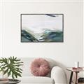 Picture of Teal And Blue _GroupedProduct_Rectangle_Landscape_Canvas_Framed_