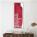 Picture of Live  For The Moment IV _GroupedProduct_Panel_Portrait_Canvas_Framed_