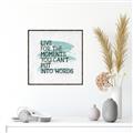 Picture of Live The Moment _GroupedProduct_Square_Canvas_Framed_
