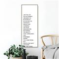 Picture of Live The Life I _GroupedProduct_Panel_Portrait_Canvas_Framed_
