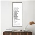 Picture of Live The Life I _GroupedProduct_Panel_Portrait_Canvas_Framed_