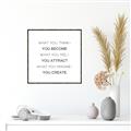 Picture of What You Think You Become _GroupedProduct_Square_Canvas_Framed_