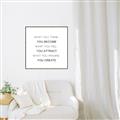 Picture of What You Think You Become _GroupedProduct_Square_Canvas_Framed_