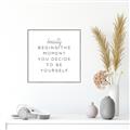 Picture of Be Yourself I _GroupedProduct_Square_Canvas_Framed_