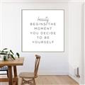 Picture of Be Yourself I _GroupedProduct_Square_Canvas_Framed_