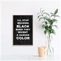 Picture of I'll Stop Wearing Black III _GroupedProduct_Rectangle_Portrait_Canvas_Framed_