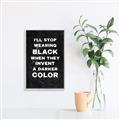 Picture of I'll Stop Wearing Black III _GroupedProduct_Rectangle_Portrait_Canvas_Framed_