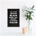 Picture of I'll Stop Wearing Black III _GroupedProduct_Rectangle_Portrait_Canvas_Framed_