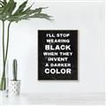 Picture of I'll Stop Wearing Black III _GroupedProduct_Rectangle_Portrait_Canvas_Framed_