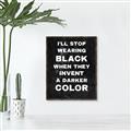 Picture of I'll Stop Wearing Black III _GroupedProduct_Rectangle_Portrait_Canvas_Framed_
