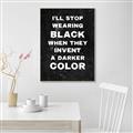 Picture of I'll Stop Wearing Black III _GroupedProduct_Rectangle_Portrait_Canvas_Framed_