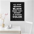 Picture of I'll Stop Wearing Black III _GroupedProduct_Rectangle_Portrait_Canvas_Framed_