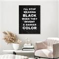 Picture of I'll Stop Wearing Black III _GroupedProduct_Rectangle_Portrait_Canvas_Framed_