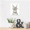 Picture of Floral Bunny _GroupedProduct_Rectangle_Portrait_Unframed_Print_Only_