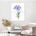 Picture of Purple Petunia I _GroupedProduct_Rectangle_Portrait_Unframed_Print_Only_