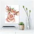 Picture of Flower Piglet _GroupedProduct_Rectangle_Portrait_Unframed_Print_Only_