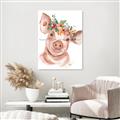 Picture of Flower Piglet _GroupedProduct_Rectangle_Portrait_Unframed_Print_Only_