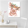 Picture of Flower Piglet _GroupedProduct_Rectangle_Portrait_Unframed_Print_Only_