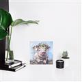 Picture of Flower Piglet I _GroupedProduct_Square_Unframed_Print_Only_