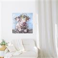 Picture of Flower Piglet I _GroupedProduct_Square_Unframed_Print_Only_