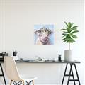 Picture of Flower Piglet II _GroupedProduct_Square_Unframed_Print_Only_